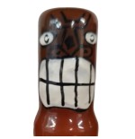 Condomerie - preservativo decorativo pintado a mano totem tiki-friki-02