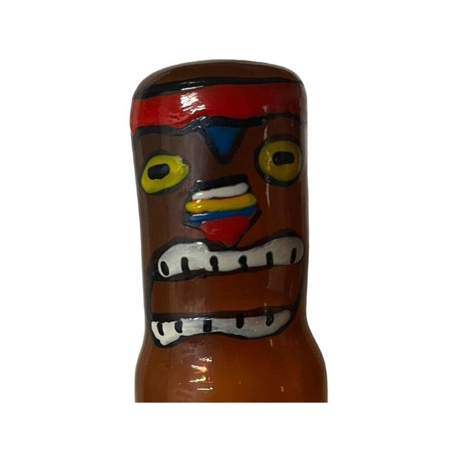 Condomerie - preservativo decorativo pintado a mano totem tiki-hawaii-03