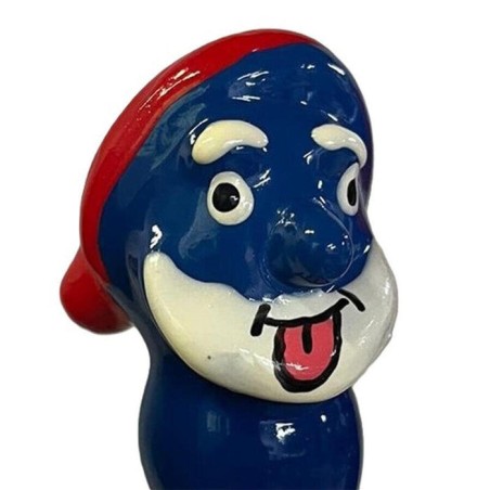 Condomerie - preservativo decorativo pintado a mano abuelo azul