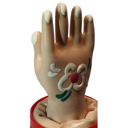 Condomerie - preservativo decorativo pintado a mano mano modelo 2