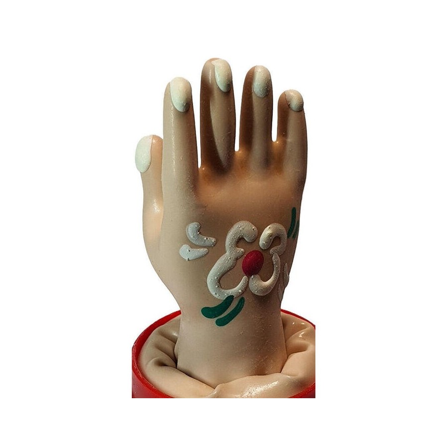 Condomerie - preservativo decorativo pintado a mano mano modelo 2
