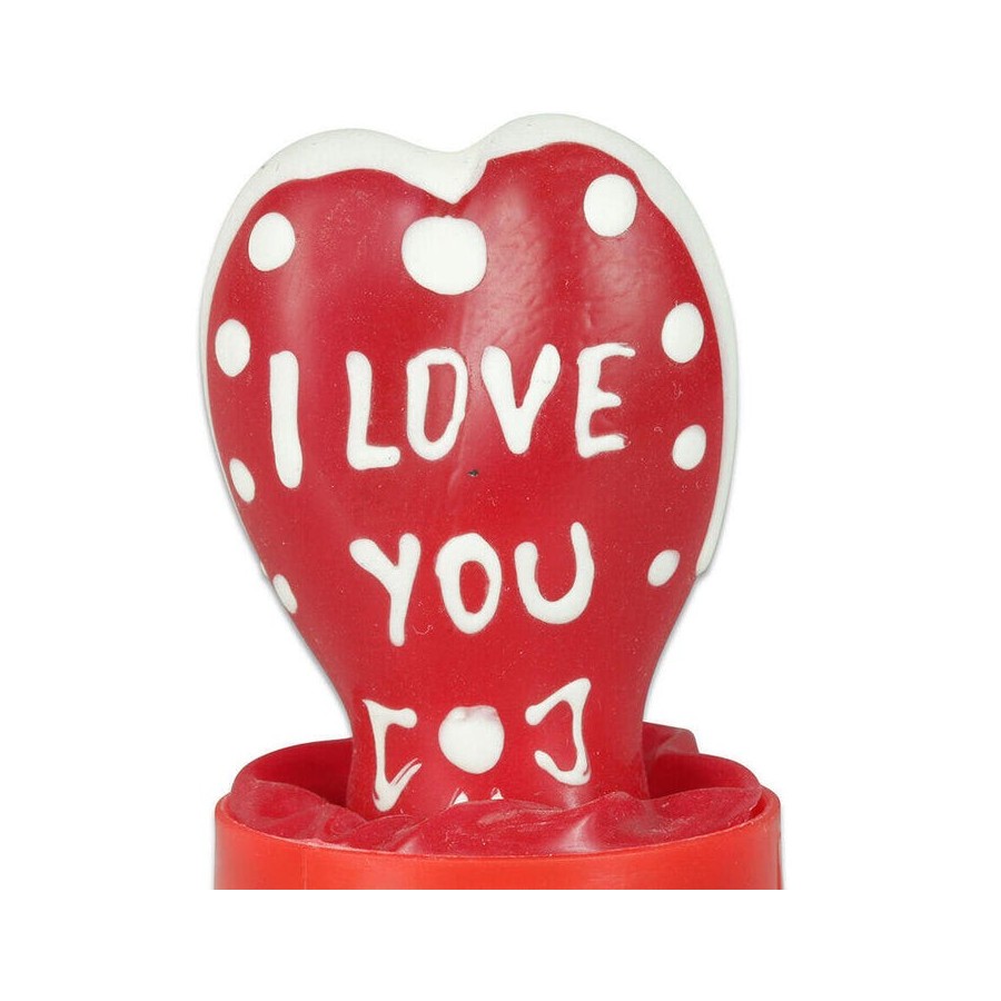 Condomerie - preservativo decorativo pintado a mano corazón - te amo modelo 2