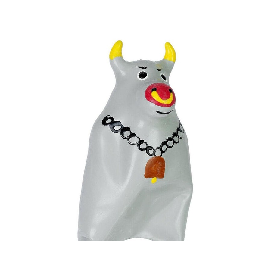 Condomerie - preservativo decorativo pintado a mano toro gris modelo xl