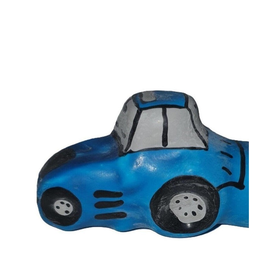 Condomerie - preservativo decorativo pintado a mano tractor azul xl