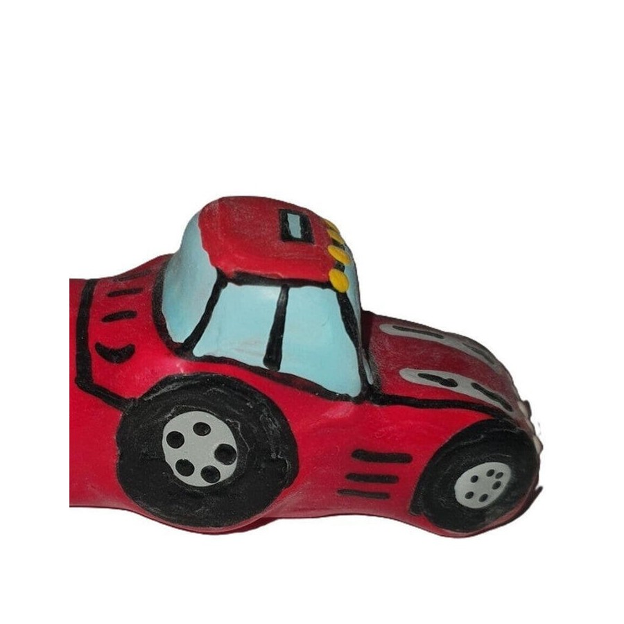 Condomerie - preservativo decorativo pintado a mano tractor rojo xl