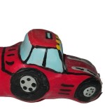 Condomerie - preservativo decorativo pintado a mano tractor rojo xl