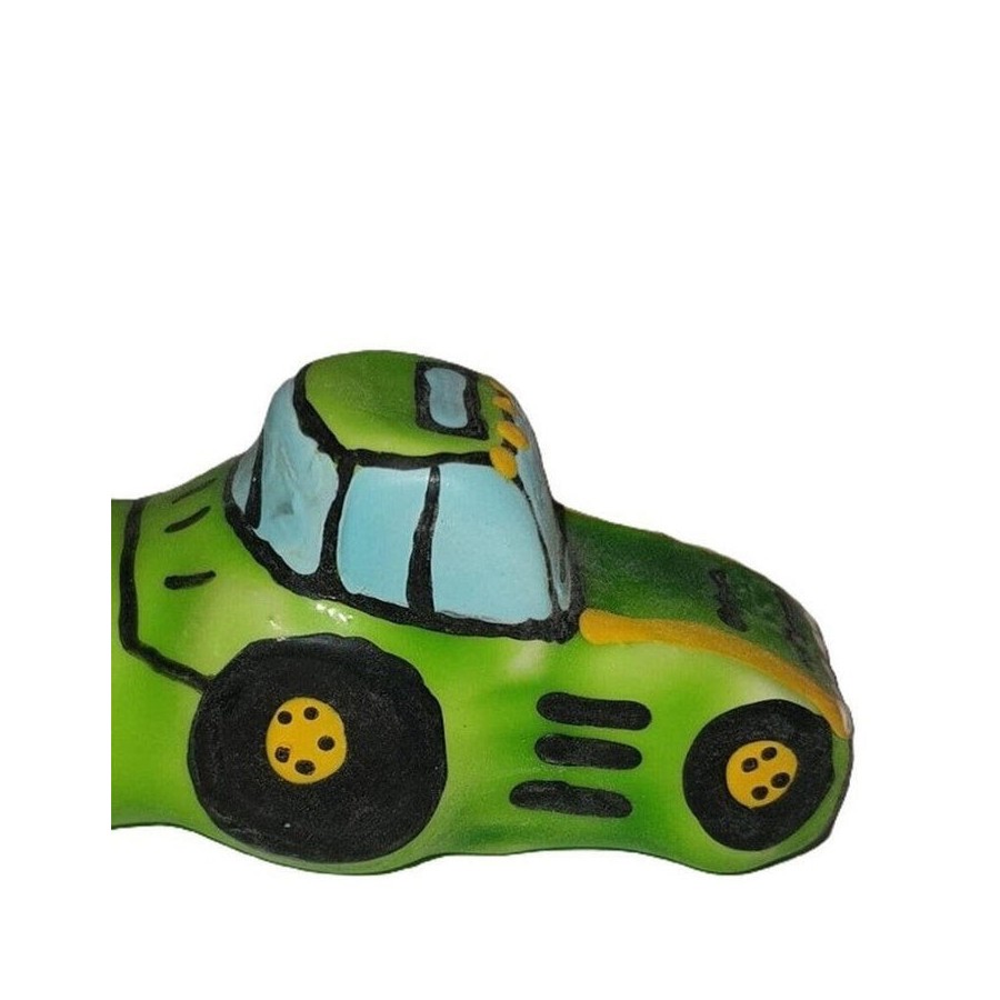 Condomerie - preservativo decorativo pintado a mano verde tractor xl