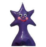 Condomerie - preservativo decorativo pintado a mano estrella feliz xl