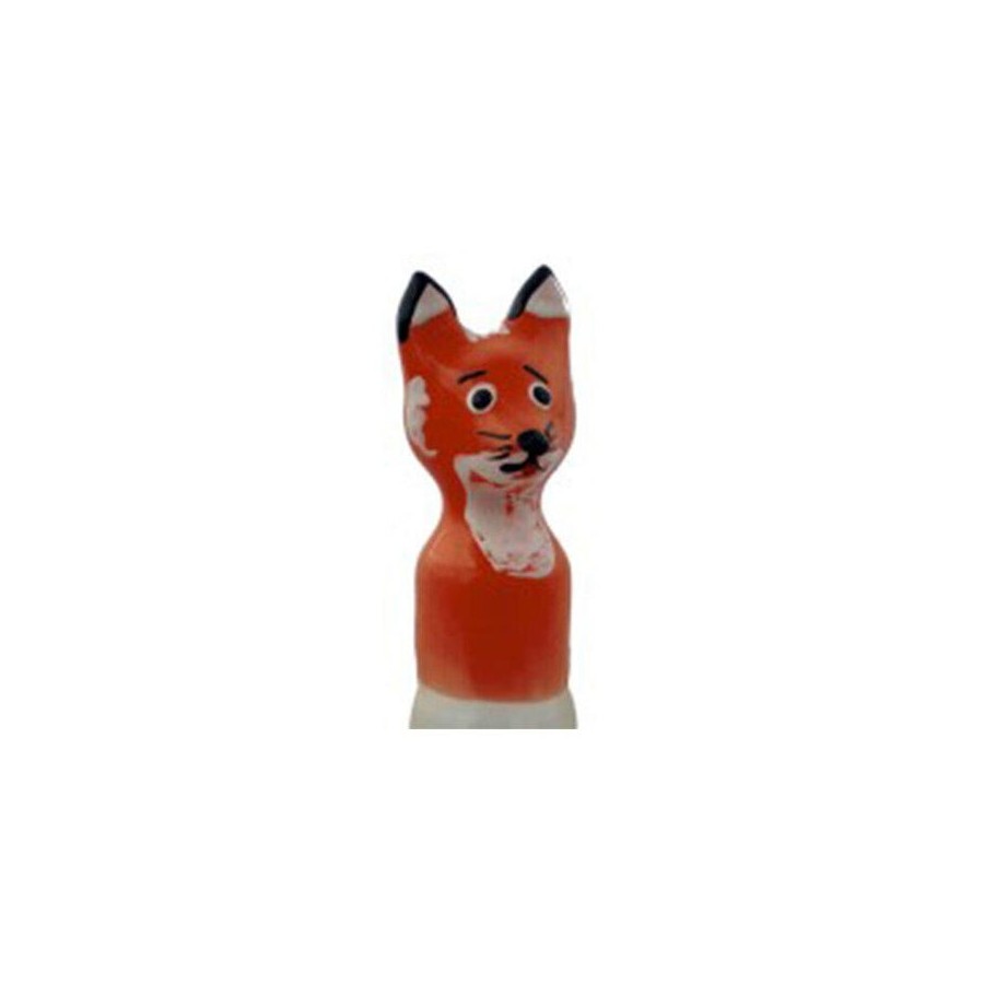Condomerie - preservativo decorativo pintado a mano zorro marrón xl