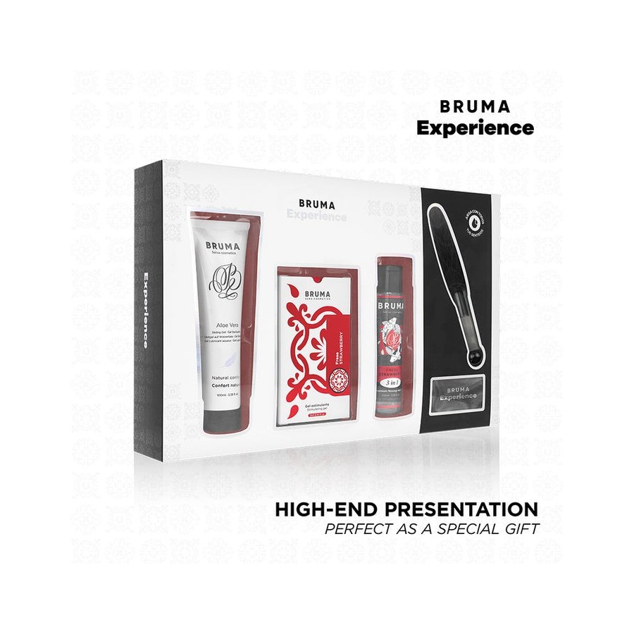 Bruma xperience - kit tentación dulce fresa con potenciador de orgasmos