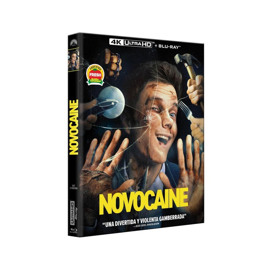 Pelicula novocaine (4k uhd) - bd blu-ray