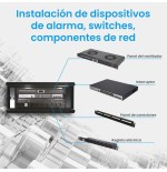 Armario rack extralink ex.2886 (178 mm / 600 mm / 450 mm, colgante 19 '' negro