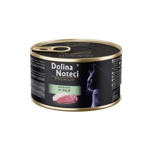Comida húmeda para gatos dolina noteci premium rich in goose  185g
