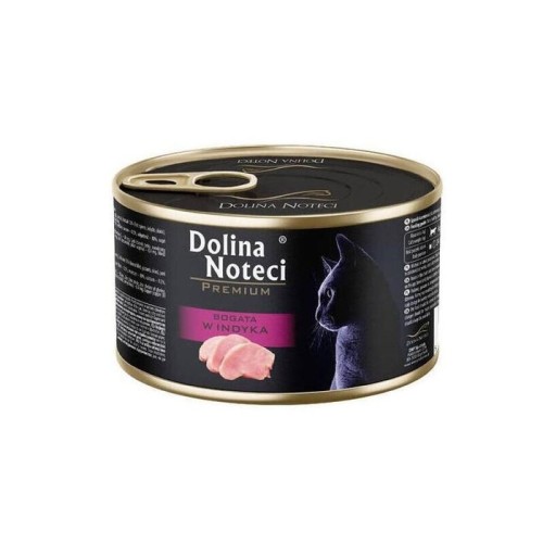 Comida húmeda para gatos dolina noteci premium rich in turkey  185g