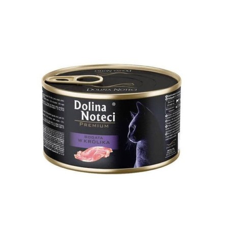 Comida húmeda para gatos dolina noteci premium rich in rabbit  185g