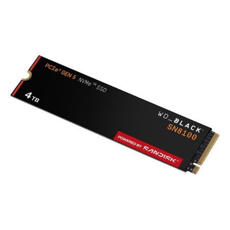 Disco ssd western digital black sn8100 4 tb m.2 pci express 5.0 nvme tlc 3d nand wds400t1x0m