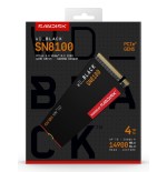 Disco ssd western digital black sn8100 4 tb m.2 pci express 5.0 nvme tlc 3d nand wds400t1x0m