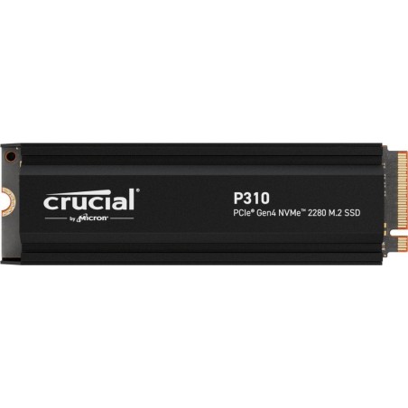 Disco ssd crucial p310 gen4 2280 4tb nvme pcie m.2 ssd mit heatsink ct4000p310ssd5