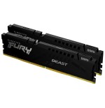Memoria kingston fury beast ddr5 64 gb 2 x 32 gb  3000 mhz / pc5-48000 cl36 1.35 v negro kf560c36bbe2k2-6