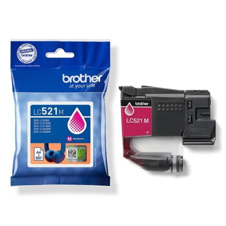 Brother lc521m magenta inkjet cartridge