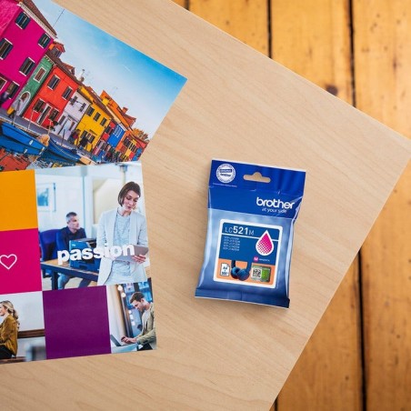 Brother lc521m magenta inkjet cartridge