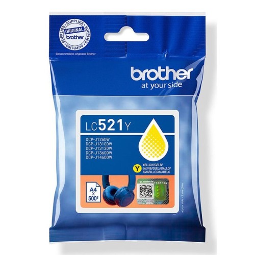 Brother lc521y amarillo inkjet cartridge