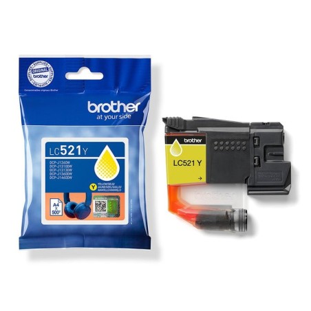 Brother lc521y amarillo inkjet cartridge