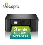 Impresora de inyección de tinta inalámbrica 3 en 1 brother dcp-j1310dw con impresión dúplex