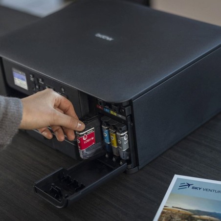 Impresora de inyección de tinta inalámbrica 3 en 1 brother dcp-j1310dw con impresión dúplex