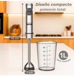 Batidora de mano grunkel bm-1500extreme 1500w capacidad 0.8l