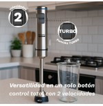 Batidora de mano grunkel bm-1500extreme 1500w capacidad 0.8l