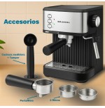 Cafetera expreso grunkel cafpresso-20aroma 850w 20 bares