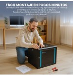 Armario rack extralink 4u 600x600 negro