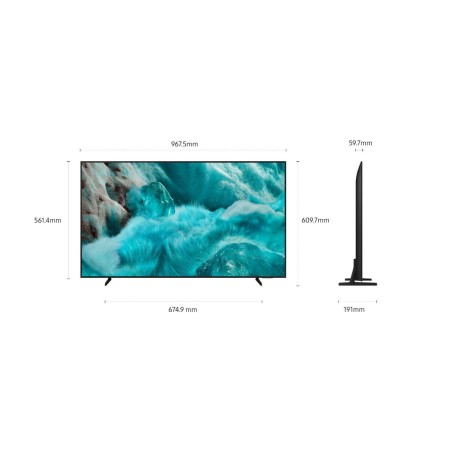 Televisor samsung qled q7f tq43q7faau 43' ultra hd 4k smart tv wifi