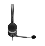 Auriculares axtel flow stereo usb-c + usb-a