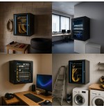 Armario rack extralink 4u 600x600 negro