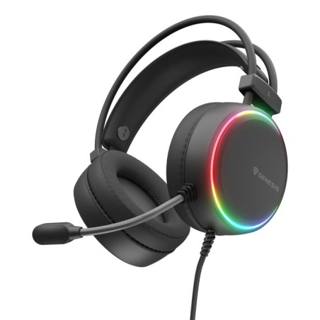 Auriculares gaming genesis neon 613 g2 2.0 rgb negro