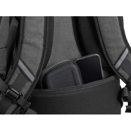 Mochila natec alpaca 2 para portátil hasta 15.6" gris 20 litros