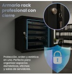 Extralink 6u 600x450 wall-mounted rackmount cabinet