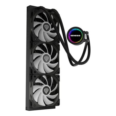 Refrigerador liquido cpu genesis refrigeracion liquida hydria 360 argb 120mm + pasta termica