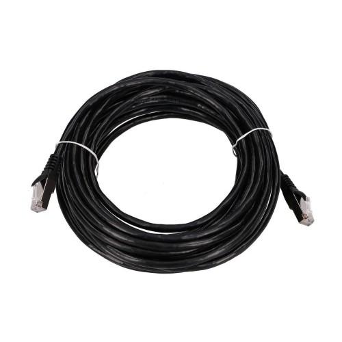 Extralink lan patchcord cat.5e ftp 10m foiled twisted pair bare copper black