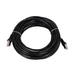 Extralink lan patchcord cat.5e ftp 10m foiled twisted pair bare copper black