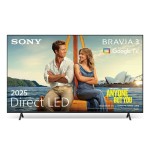 Televisor sony bravia 3 k-43s3 smart tv 43" direct led uhd 4k hdr