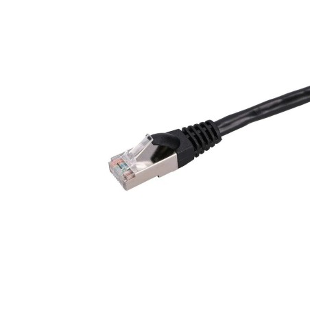Extralink lan patchcord cat.5e ftp 10m foiled twisted pair bare copper black