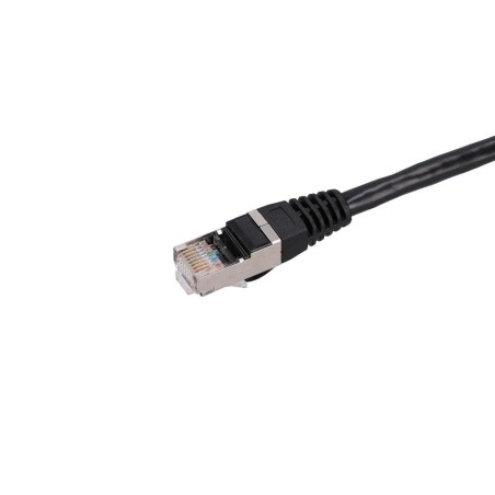 Extralink lan patchcord cat.5e ftp 10m foiled twisted pair bare copper black