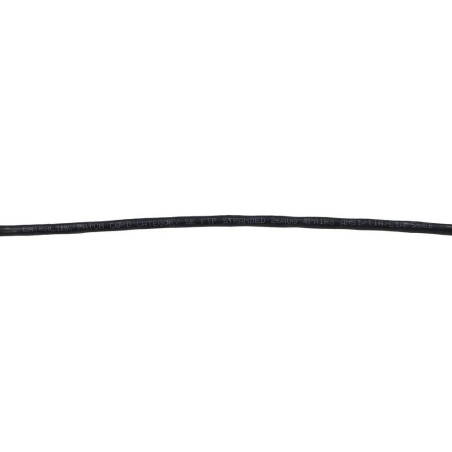 Extralink lan patchcord cat.5e ftp 10m foiled twisted pair bare copper black