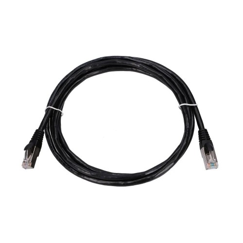 Extralink lan patchcord cat.5e ftp 2m foiled twisted pair bare copper black