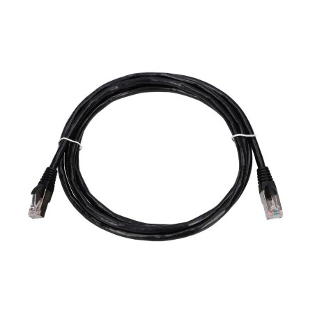 Extralink lan patchcord cat.5e ftp 2m foiled twisted pair bare copper black