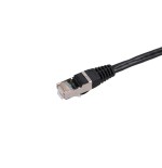 Extralink lan patchcord cat.5e ftp 2m foiled twisted pair bare copper black