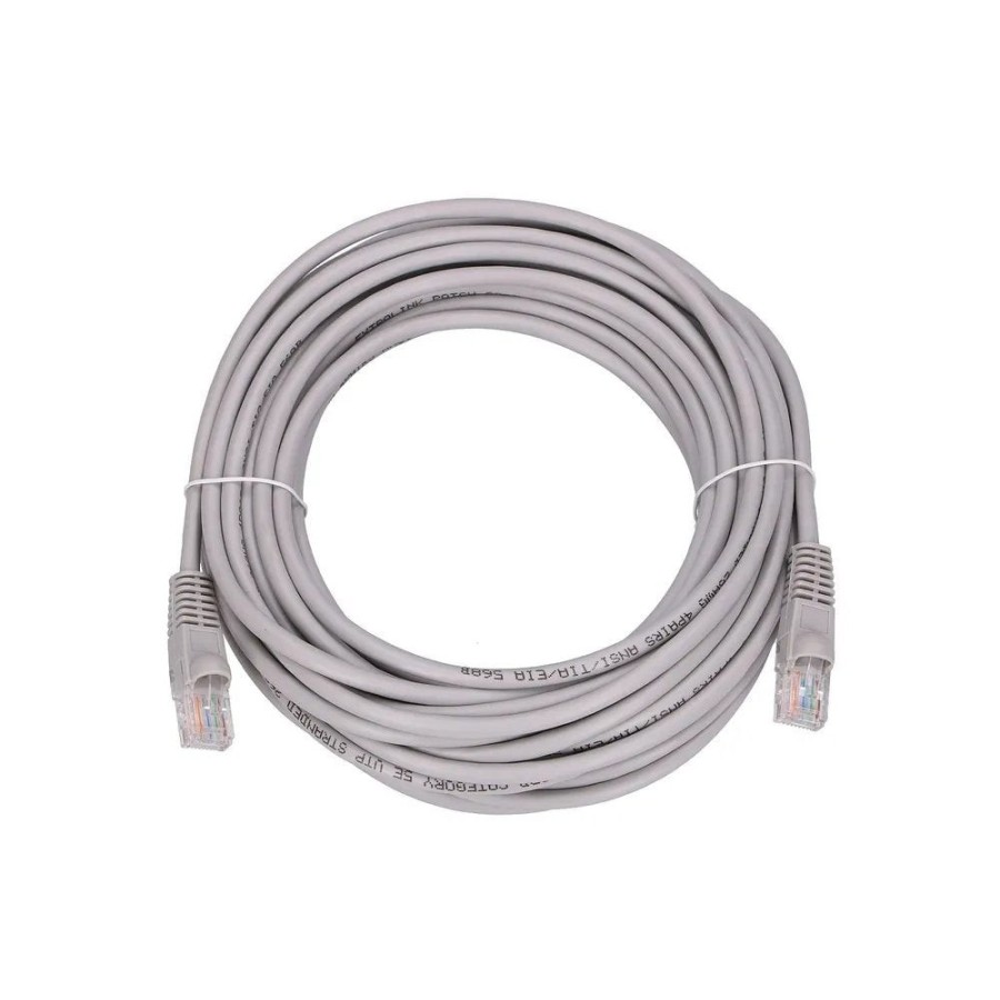 Cable extralink lan patchcord cat.5e utp 10m twisted gris